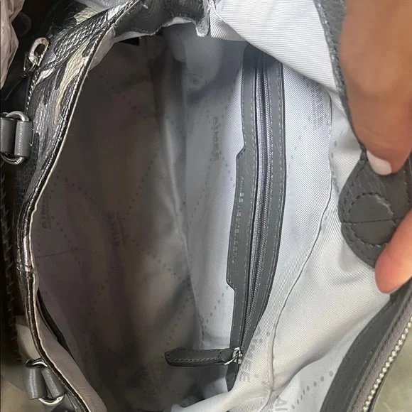 Aimee Kestenberg Metallic Camouflage Satchel. Never used. - Picture 4 of 8